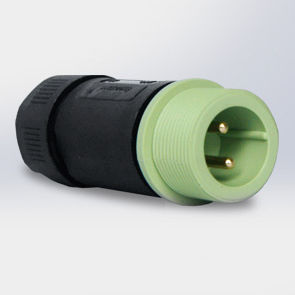 Conector de alimentación eléctrica - EC02681-1023-AF - Suzhou Exceedconn Technology Co.,Ltd. - cilíndrico / macho / de poliamida