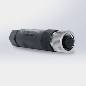 Conector M12 - 2121-AA series - Suzhou Exceedconn Technology Co.,Ltd. - de alimentación eléctrica / cilíndrico / hembra