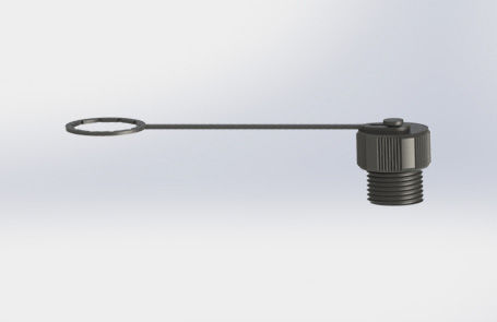 Capuchón para conector eléctrico - 001-M12-001 - Suzhou Exceedconn Technology Co.,Ltd. - roscado / redondo / de termoplástico