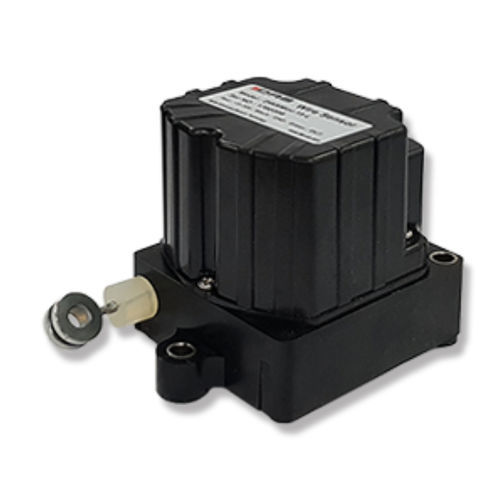 Sensor de posición con cable - DWSmini series - DAS Co., Ltd. - potenciométrico / CANopen / de acero inoxidable