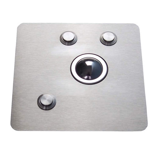 Trackball mecánico - TBFM-38S-2+1B-M-U - WES Systeme Electronic GmbH - empotrable / 38 mm / USB