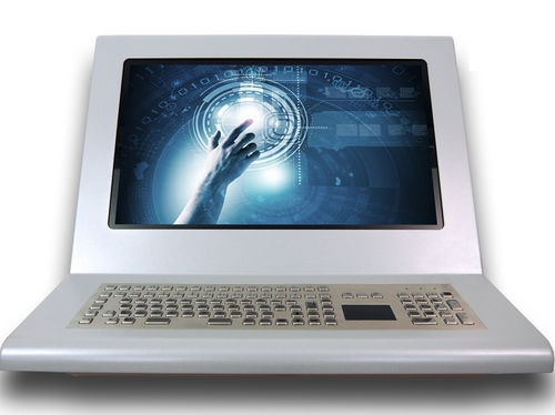 Terminal de operador con teclado - WALT-M22P-T-IP65 - WES Systeme Electronic GmbH - con pantalla multitáctil / con tecnología capacitiva proyectada / de pared