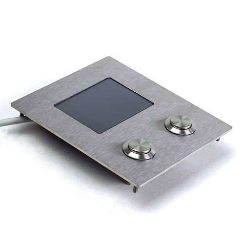 Almohadilla táctil industrial - TOUCHPAD-2TAST-TU - WES Systeme Electronic GmbH - de acero inoxidable / IP65 / para montaje en paneles