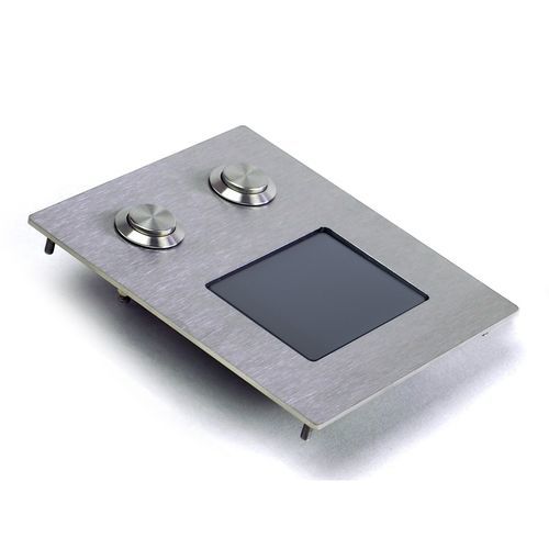 Almohadilla táctil industrial - TOUCHPAD-2TAST-TO - WES Systeme Electronic GmbH - de acero inoxidable / IP65 / robusta