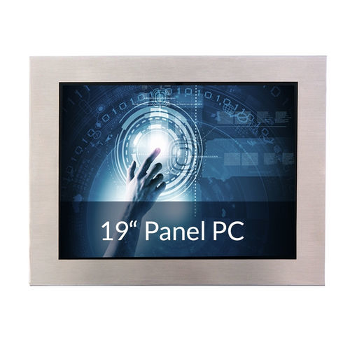 Panel PC TFT LCD - IP65-19T-PANELPC-PCAP - WES Systeme Electronic GmbH - retroiluminación LED / pantalla táctil capacitiva PCAP / con pantalla táctil multipuntos