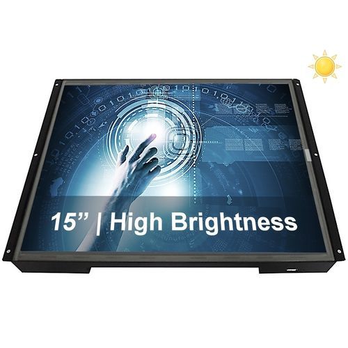 Monitor LCD - TIC15.0ITX-HB-1500CD - WES Systeme Electronic GmbH - retroiluminación LED / industrial / para uso exterior