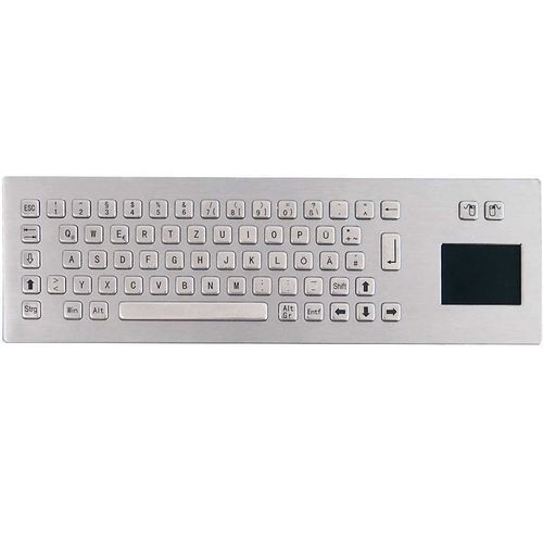 Teclado empotrable - TASTATUR-75TPAD - WES Systeme Electronic GmbH - de tecla mecánica / 66 teclas / con alfombrilla táctil