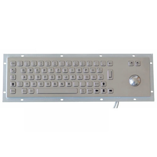 Teclado empotrable - TASTATUR-66OS-US - WES Systeme Electronic GmbH - de tecla mecánica / 66 teclas / con trackball