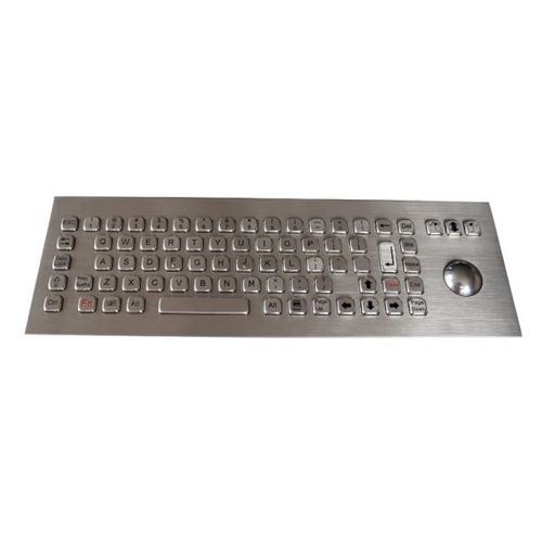 Teclado empotrable - TASTATUR-75TS-OUT - WES Systeme Electronic GmbH - de tecla mecánica / 75 teclas / con trackball