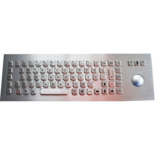 Teclado empotrable - TASTATUR-75TSR-OUT - WES Systeme Electronic GmbH - de tecla mecánica / 75 teclas / con trackball