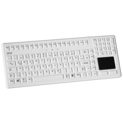 Teclado de mesa - TASTATUR-SILIKON-TPAD - WES Systeme Electronic GmbH - de tecla mecánica / 108 teclas / con alfombrilla táctil