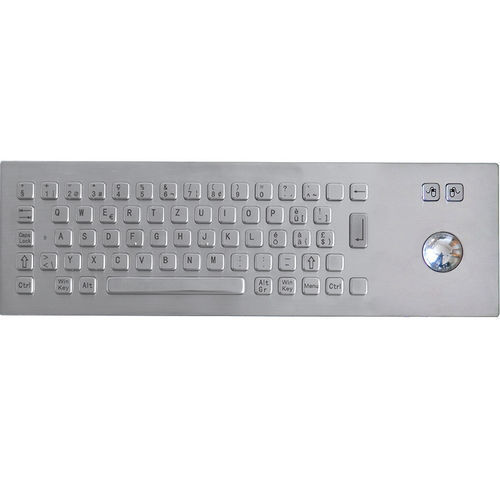 Teclado empotrable - TASTATUR-75TS-CH - WES Systeme Electronic GmbH - de tecla mecánica / 65 teclas / con trackball
