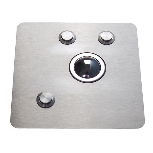 Trackball óptico - TBFM-38S-2+1B-O-U - WES Systeme Electronic GmbH - empotrable / 38 mm / USB