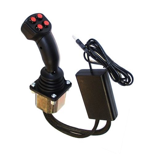 Joystick de efecto hall - JC6000-T-XY-SWITCH-V1-KIT - WES Systeme Electronic GmbH - 2 ejes / con botones / IP65
