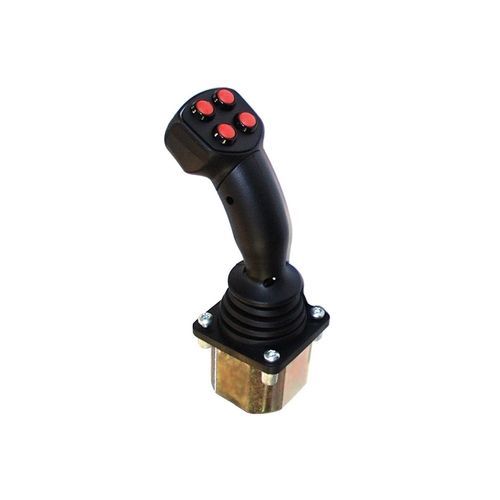 Joystick de efecto hall - JC6000-T-XY-SWITCH - WES Systeme Electronic GmbH - inductivo sin contactos / 2 ejes / con botones