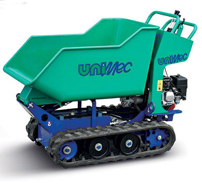 Mini-dúmper con orugas - FG3304 - unimec - hidráulico / gasolina / de descarga frontal