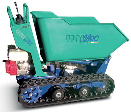 Mini-dúmper con orugas - FG3307 - unimec - hidráulico / de descarga frontal / compacto