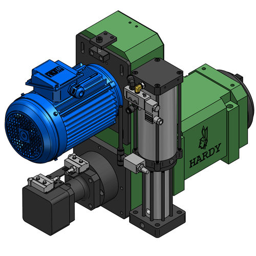 Husillo para mecanizado - SCS55-BT40 - HANN KUEN MACHINERY - de taladrado / motorizado / con cambiador automático de herramienta