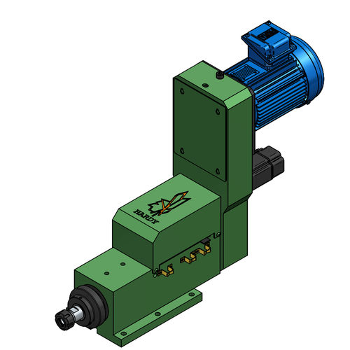 Unidad de taladrado eléctrica - SSD06H-ER25 - HANN KUEN MACHINERY - monohusillo / de avance automático / horizontal