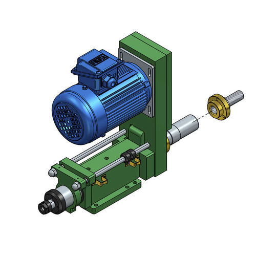 Unidad de roscado electromecánica - ST1N-ER20 - HANN KUEN MACHINERY - de precisión