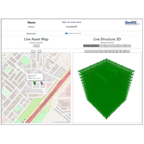 Software de supervisión - GeoSMART - GeoSIG Ltd - de ingeniería / para la ingeniería civil