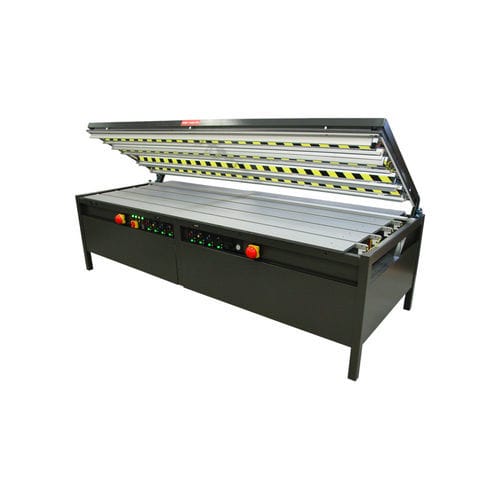 Máquina curvadora neumática - HRP 300 - BERMAQ - manual / para perfiles de plásticos / semiautomática