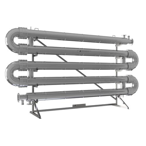 Intercambiador de calor tubo-tubo - SCP  - Progeco SRL - líquido-líquido / de acero