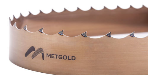 Hoja de sierra de cinta - MetGold - METAMOB - de acero / para madera / para aserradero