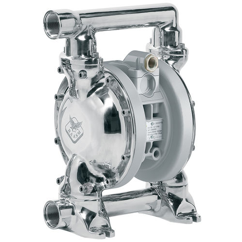 Bomba de acero inoxidable - 2A1/26775TTI - RAASM SpA - de doble membrana / para agua de uso industrial / para productos químicos