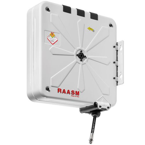 Enrollador de tubo - 8450.401 - RAASM SpA - retráctil / para obra de construcción / para aceite