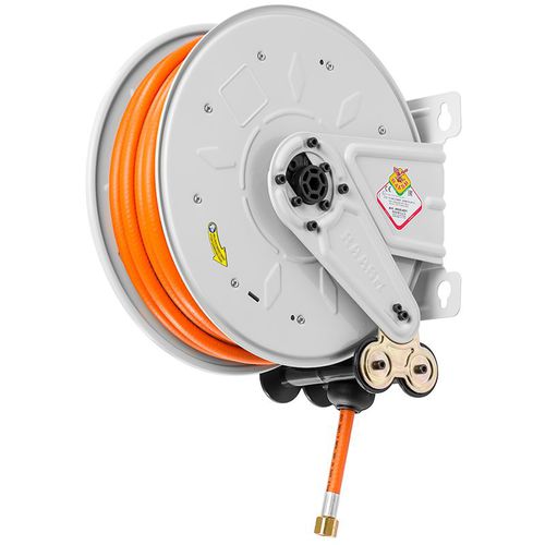 Enrollador de tubo - 8330.802 - RAASM SpA - retráctil / para obra de construcción / para GPL