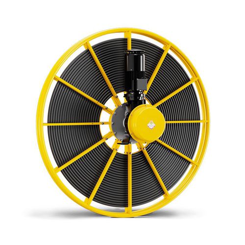 Enrollador de tubo - RAASM SpA - de cables / motorizado / para agua