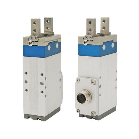 Pinza de prensión eléctrica - JEGG - JRT - paralela / de 2 mandíbulas / compacta