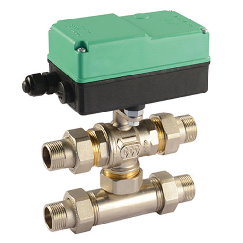 Válvula de bola - DY222 series - Comparato Nello S.r.l. - con actuador eléctrico / de control / de dosificación