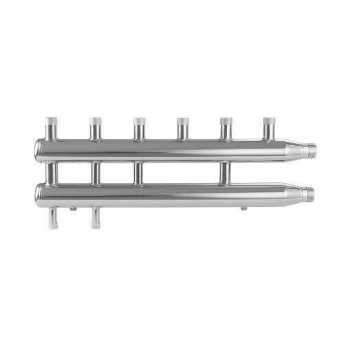 Manifold de 2 vías - A0 series - Comparato Nello S.r.l. - de acero inoxidable / para calefacción / roscado