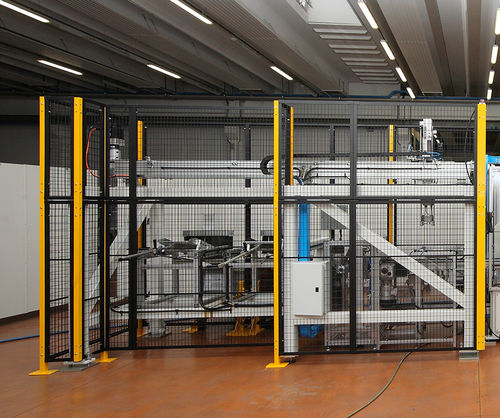 Barrera de protección - NOVATEK  - PROTEC S.R.L. - de protección de máquina / fija / de mallas