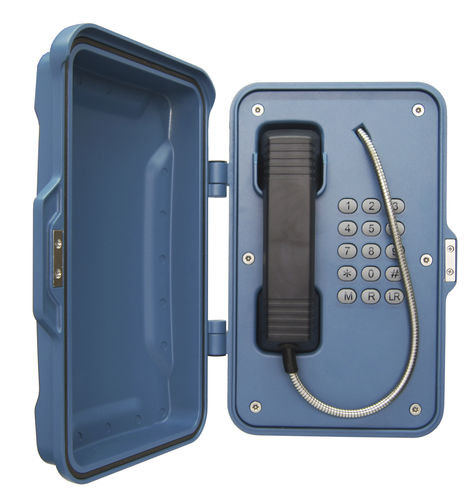 Teléfono analógico - JR101-FK - J&R Technology Ltd - IP67 / para túnel / para mina subterránea