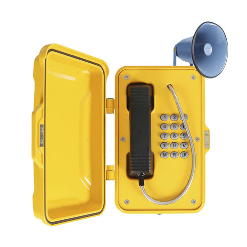 Teléfono analógico - JR101-FK-H - J&R Technology Ltd - IP66 / IP65 / para túnel
