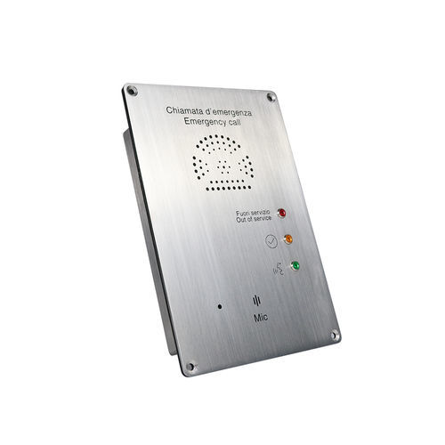Interfono de audio - J&R Technology Ltd - de emergencia / VoIP / de acero