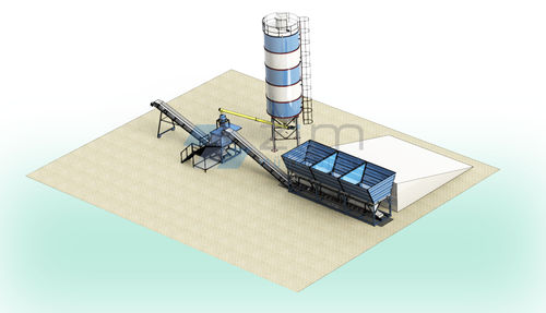Planta de hormigón estacionaria - ZIM BS MAXI - ZIM ENGINEERING - compacta / automática