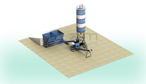 Planta de hormigón estacionaria - ZIM BS ECO SINGLE - ZIM ENGINEERING