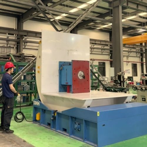 Volteador-volcador de moldes - FMG-40T - SXKH GLOBAL - eléctrico / 90°