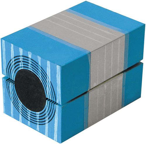 Sistema de pasamuros para cable y tubo - RM ES - Roxtec - de múltiples pasadas / modular