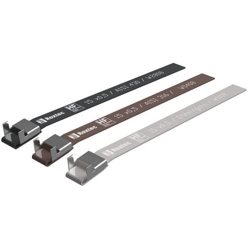 Abrazadera de apriete de plástico - GK series - Roxtec - de acero inoxidable / de acero galvanizado / dentada