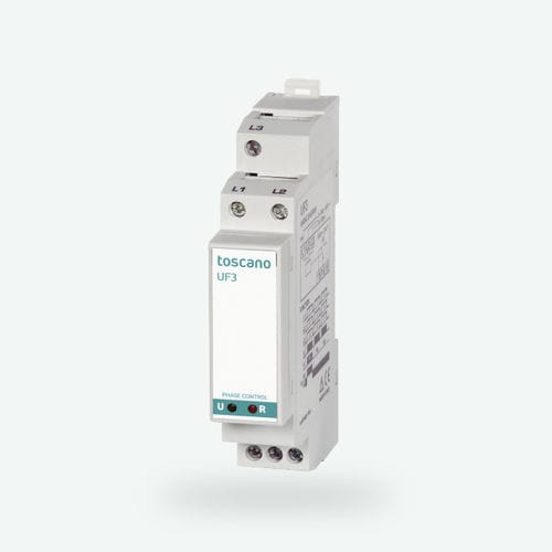 Relé de control de ausencia de fases - UF3 - Toscano Linea Electronica - de secuencia de fases / en riel DIN