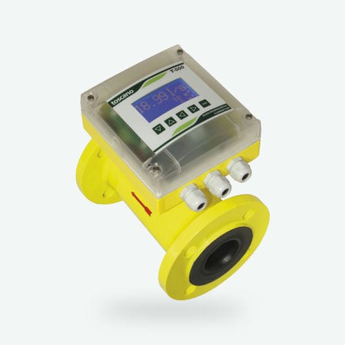 Caudalímetro electromagnético - T500 - Toscano Linea Electronica - volumétrico / para agua / en línea