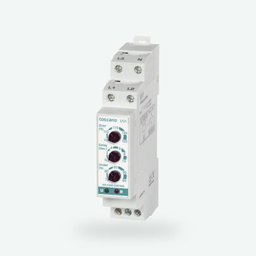 Relé de control de tensión - UV1 - Toscano Linea Electronica - de fase / en riel DIN