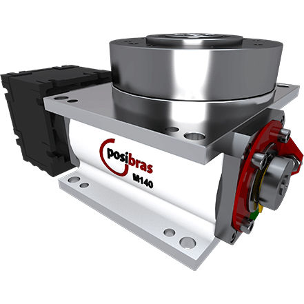 Plato divisor accionado por motor eléctrico - M140 - Posibras - horizontal / vertical / compacto