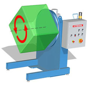 Mesa rotativa universal - DVMM series - HYWEMA - Josef Schwahlen GmbH & Co.KG - accionada por motor / vertical