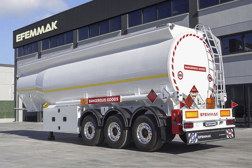 Semirremolque para carburante - E.FAST.GN.38.5 - Efemmak - cisterna / de 3 ejes / de acoplamiento
